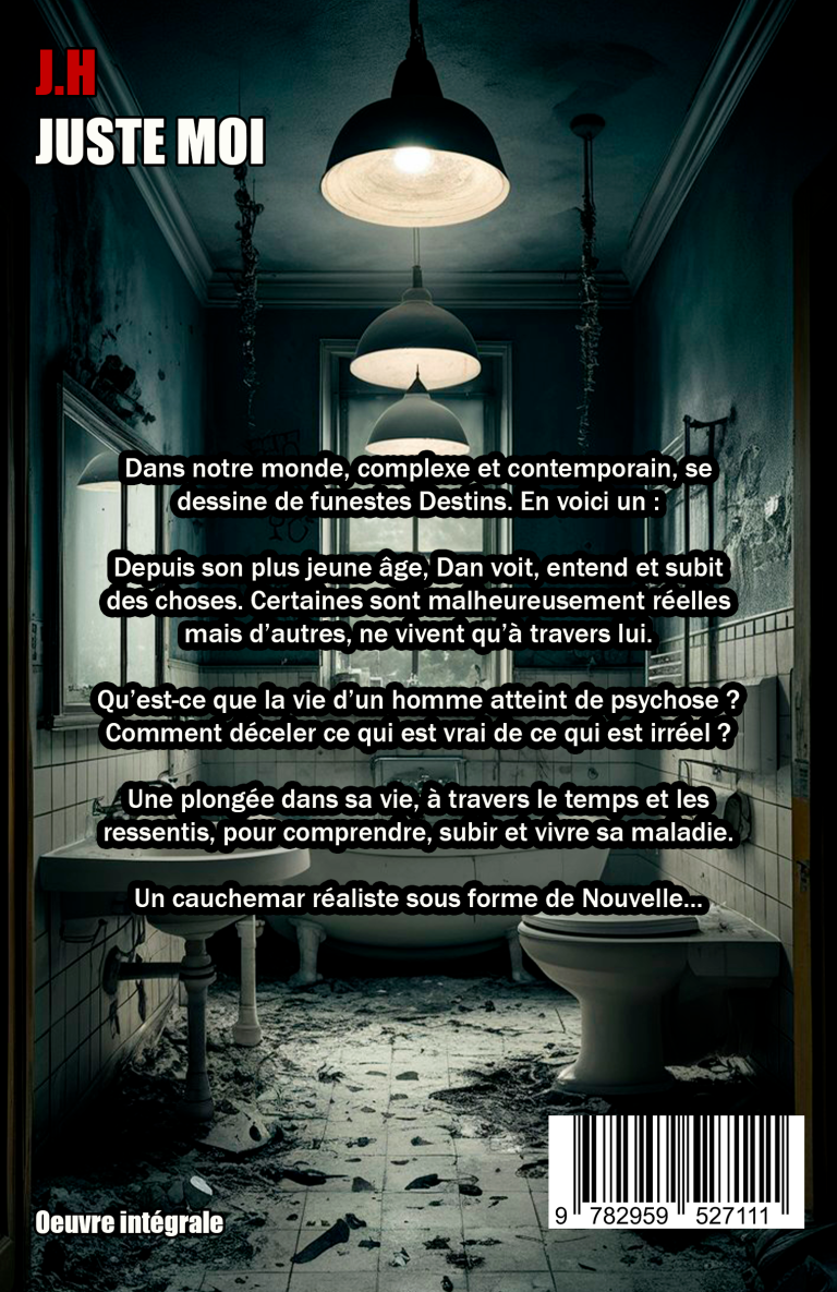 JUSTE MOI LIVRE POCHE - BROCHÉ - 4EME COUVERTURE (+ISBN)