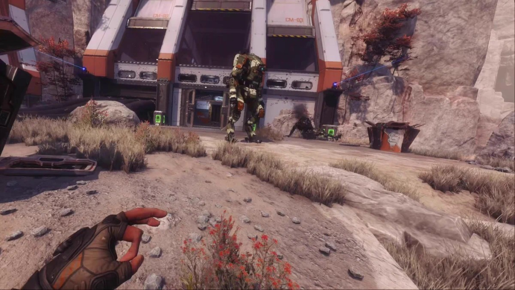 gameplay pilote Titanfall 2 vr